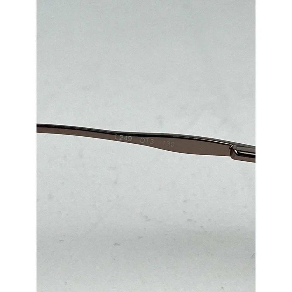 Liz Claiborne L249 DT3 Women's Eyeglasses Frame‎ Brown Half Rim 49-17-130 mm